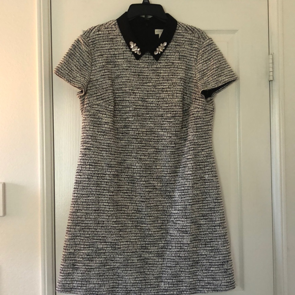 Black & White Knit Dress